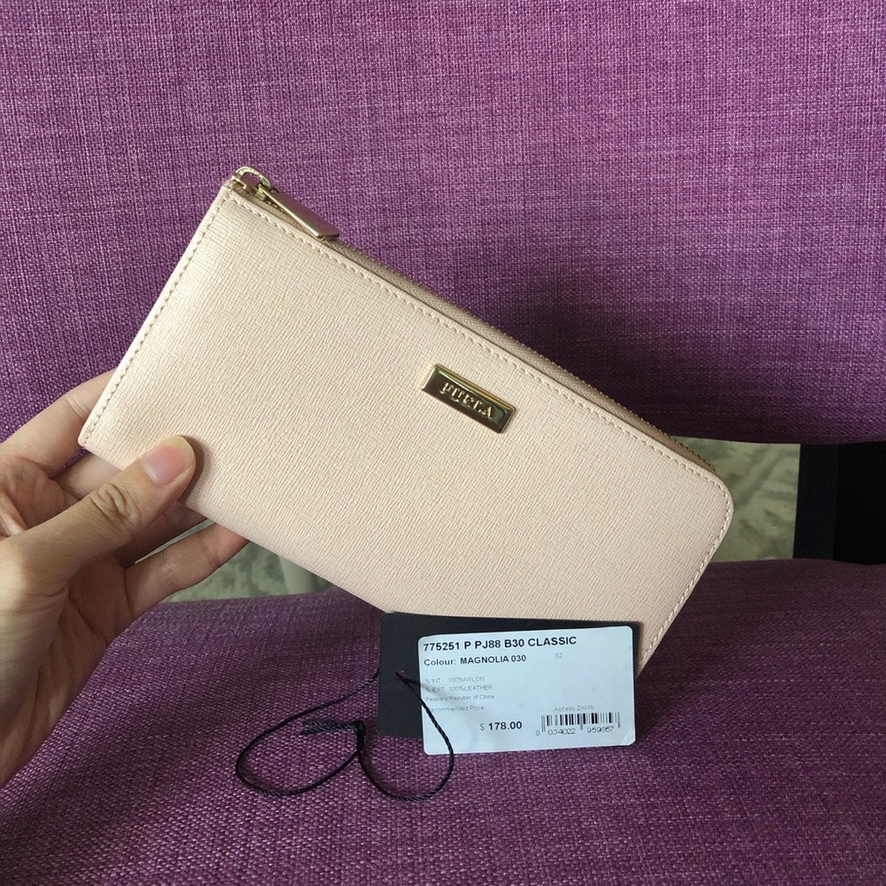 Pink Furla Wallet - Never Used, NEW WITH TAGS